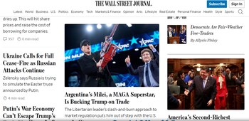 El artículo sobre Milei y