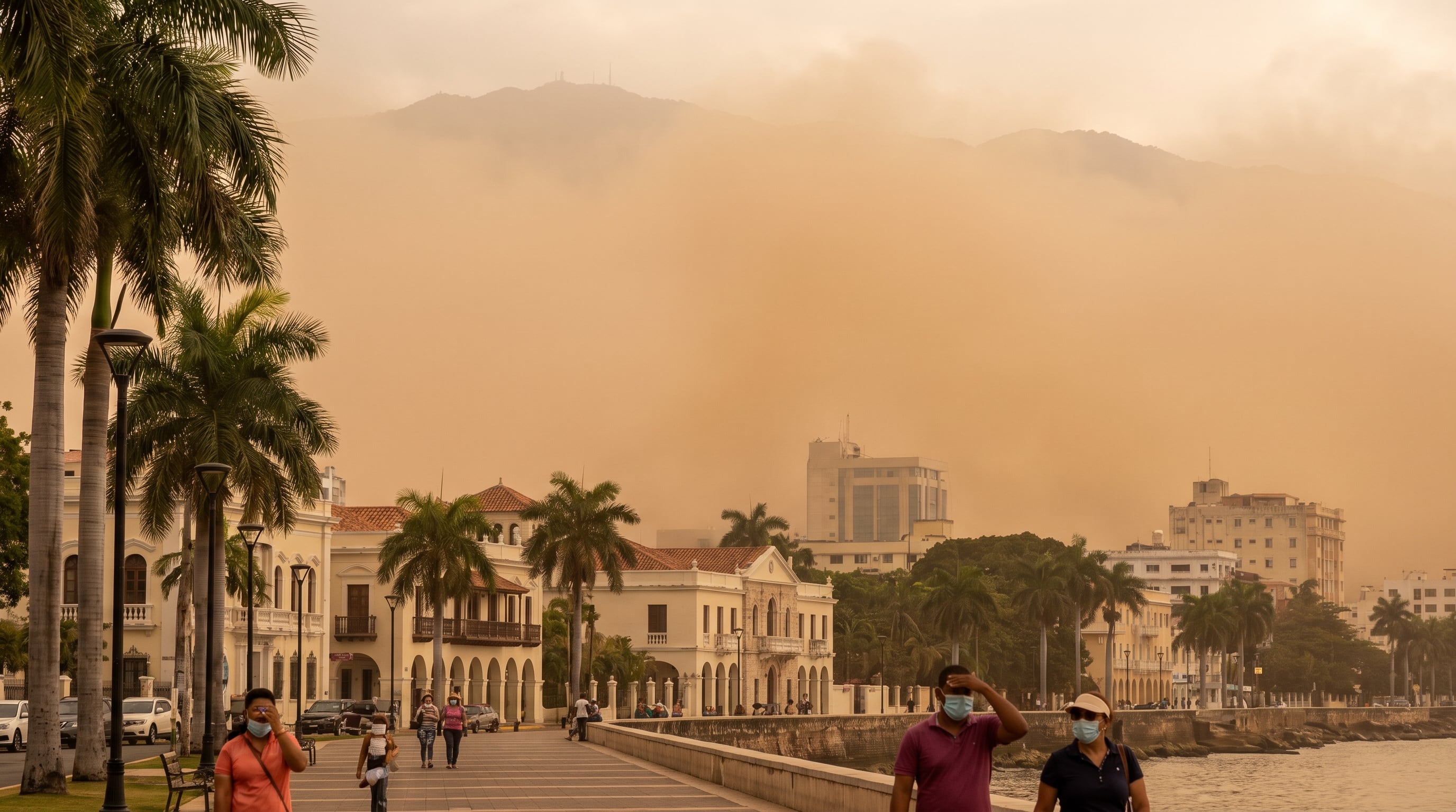 La nube de polvo del Sahara degradará el aire en República Dominicana