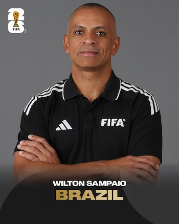 Wilton Sampaio será el encargado de impartir justicia en representación de Brasil en el partido inaugural del Mundial