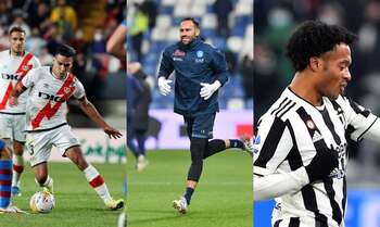 Los jugadores de selección Colombia