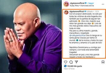 La cantante puertorriqueña dedicó un