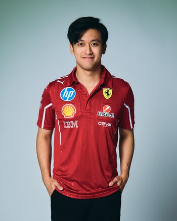 Guanyu Zhou volvió a Ferrari