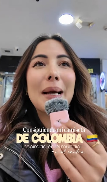 Camila Andrea se pronunció tras la subida de precio de una camiseta que mostró en redes - crédito @_camilandreaa_/IG