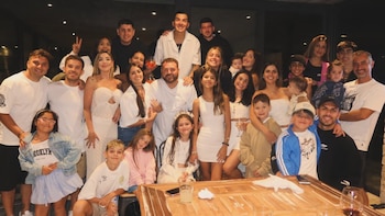 Una de las postales familiares