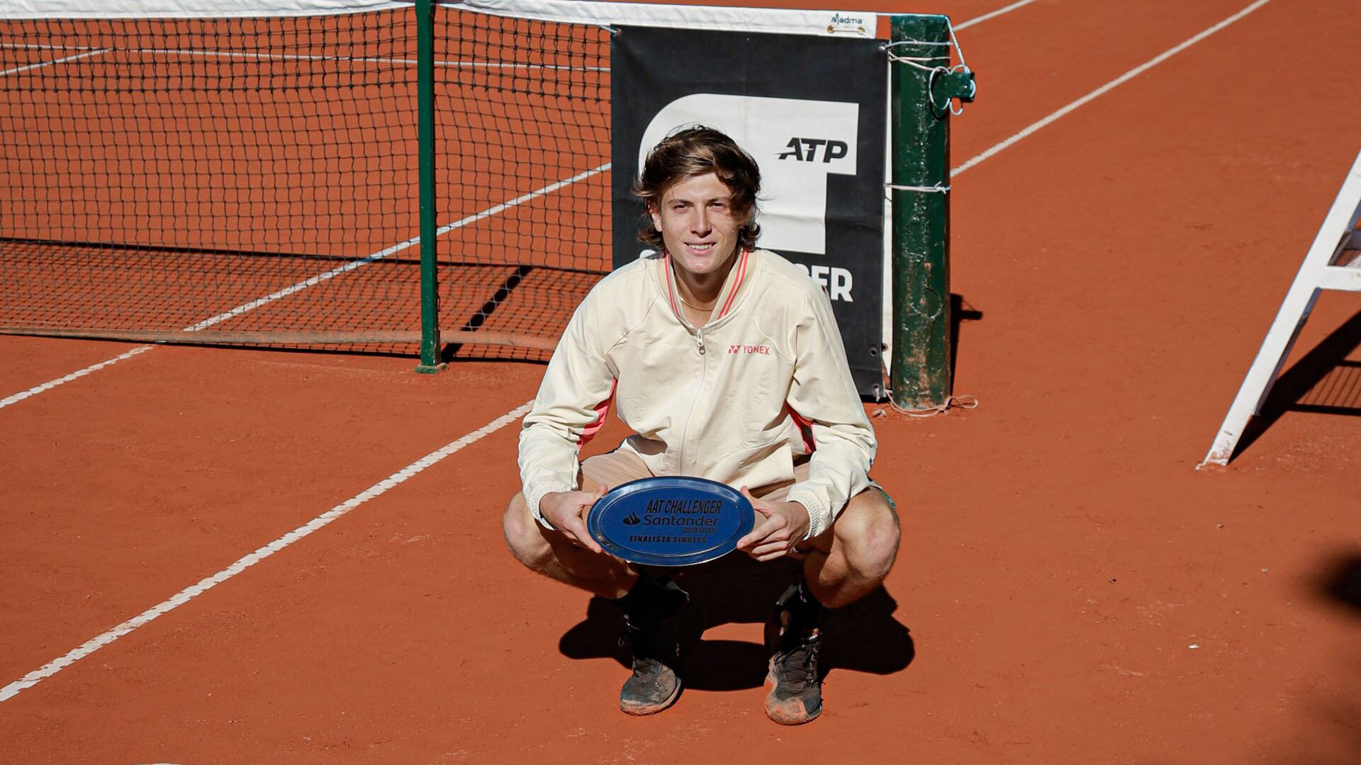 Lautaro Midón alcanzó su primera final de Challenger y por primera vez en su carrera será Top 300 (Foto: Prensa AAT)