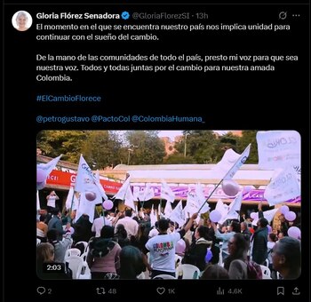 El respaldo de líderes y