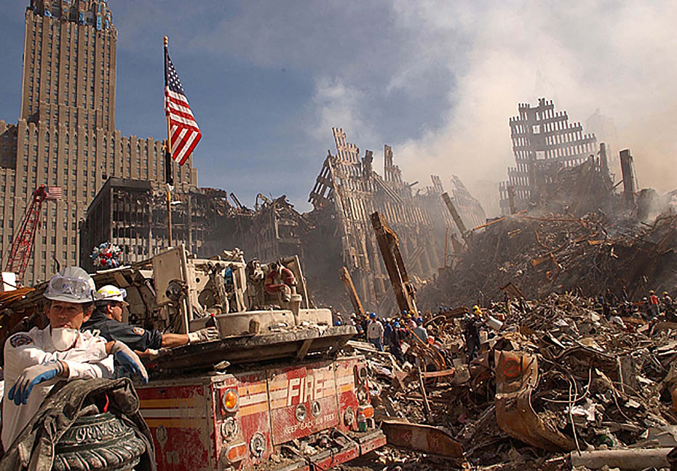 El plan del Museo del 9/11 incluye nuevas exhibiciones y materiales para aulas, entre ellos “En su honor”, con historias de servicio comunitario tras los ataques (AFP PHOTO /New York City Office of Emergency Management)