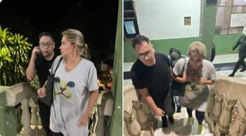 La ex presidente de Bolivia,