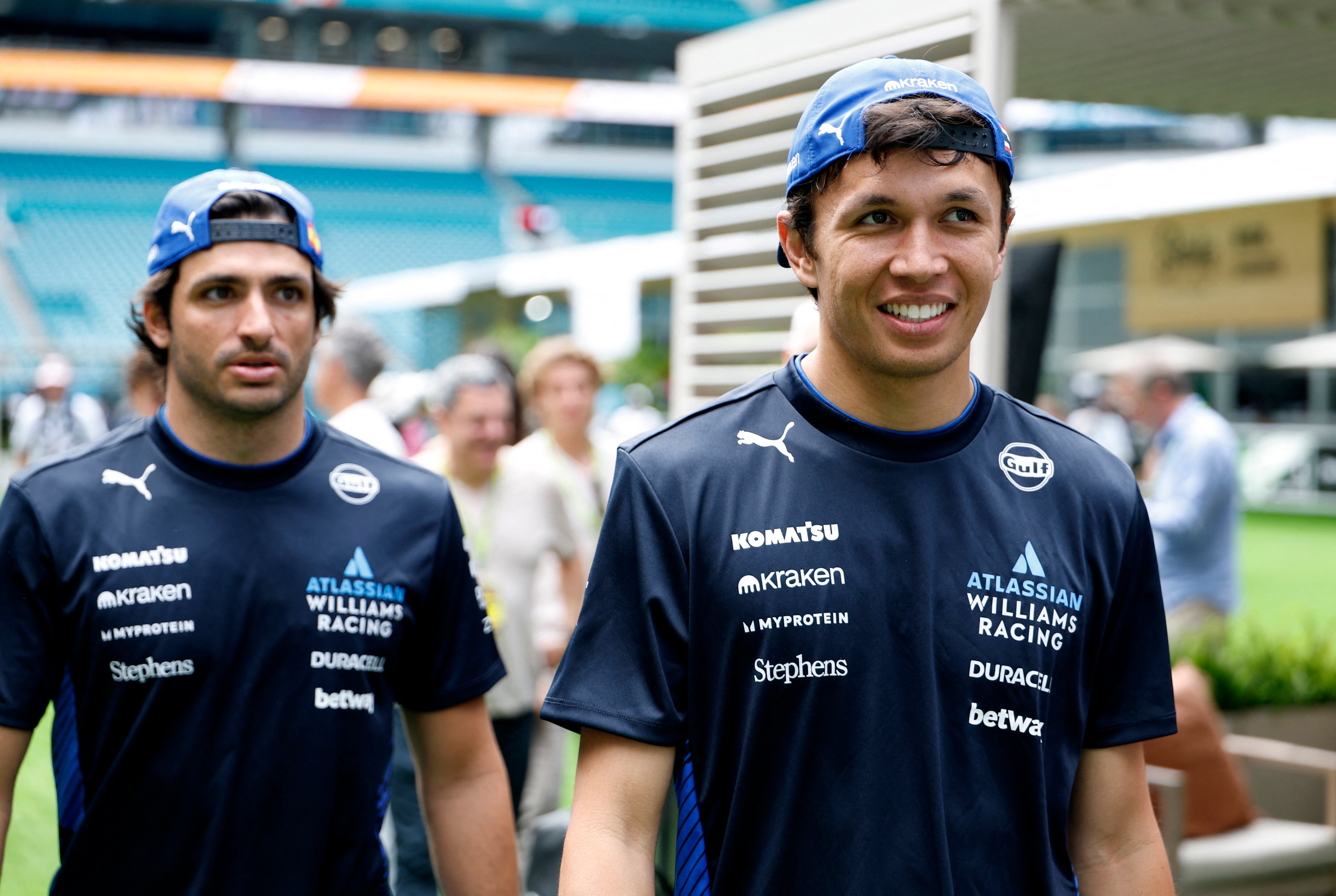 Williams seguirá con Sainz y Albon, quienes están completando una de las mejores temporadas de la escudería en los últimos años (REUTERS/Marco Bello)