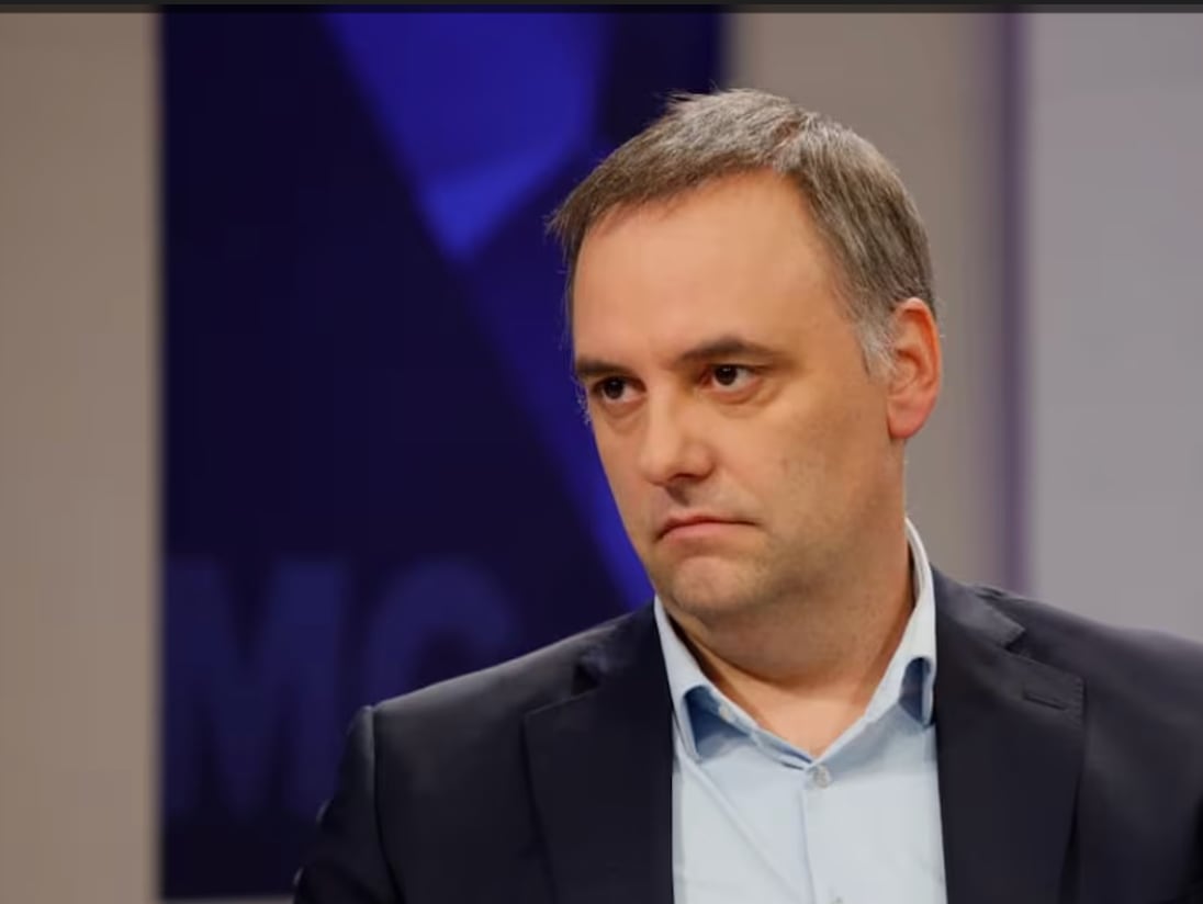 Adorni en la entrevista en el canal de La Nación + el miércoles a la noche