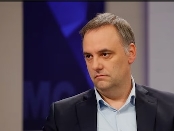 Adorni en la entrevista en el canal de La Nación + el miércoles a la noche