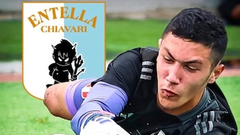 Matteo Tassara lleva dos años con Virtus Entella. - Crédito: Difusión