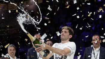 El argentino celebra la consagración