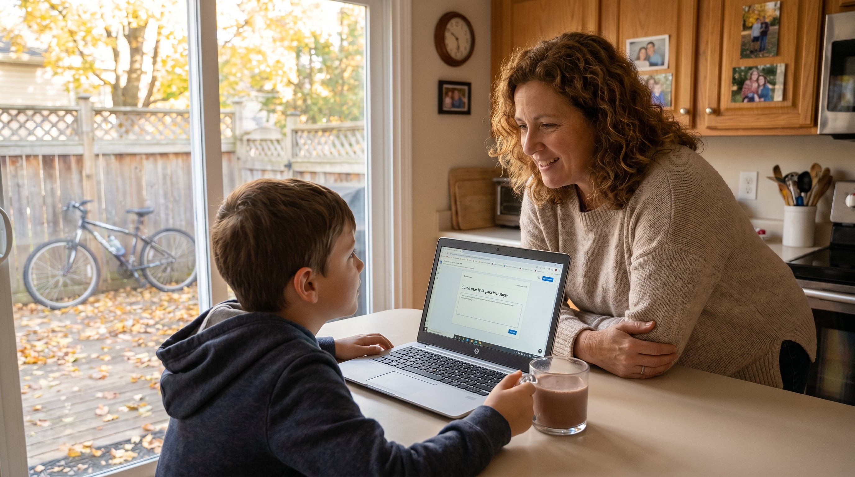 Conversar sobre el uso de inteligencia artificial, fomentar el pensamiento crítico y acceder a información confiable son recomendaciones clave para un entorno digital seguro para la infancia (Imagen Ilustrativa Infobae)