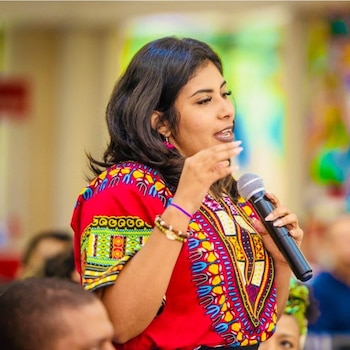 Ana Yency vinculó su trabajo en AFROOS con la discriminación que sufrió su familia y con la falta de acceso al estudio para su abuela negra en El Salvador. (Foto cortesía)