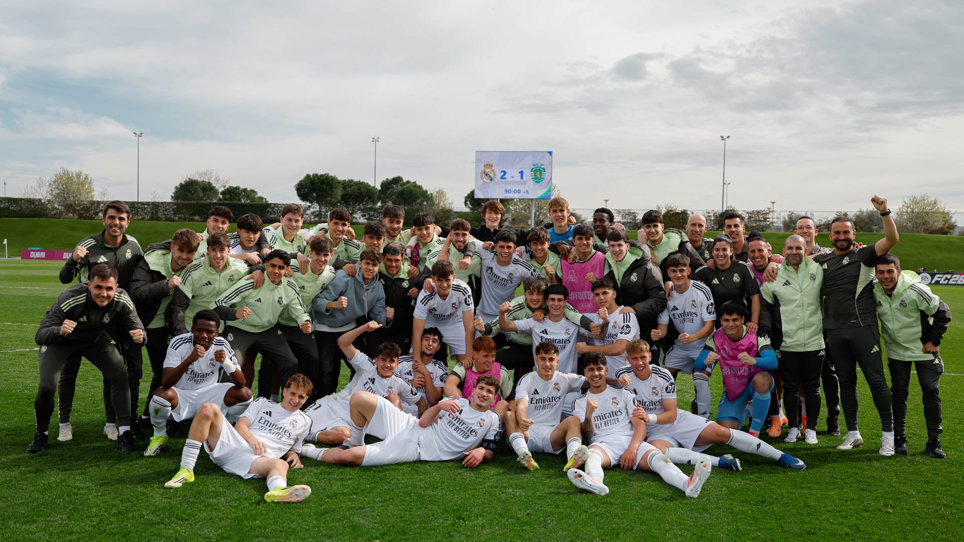 El Juvenil del Real Madrid se mete en la final four de la Youth League. (X/Cantera Real Madrid)