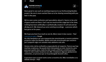 McCartney aclaró que la canción