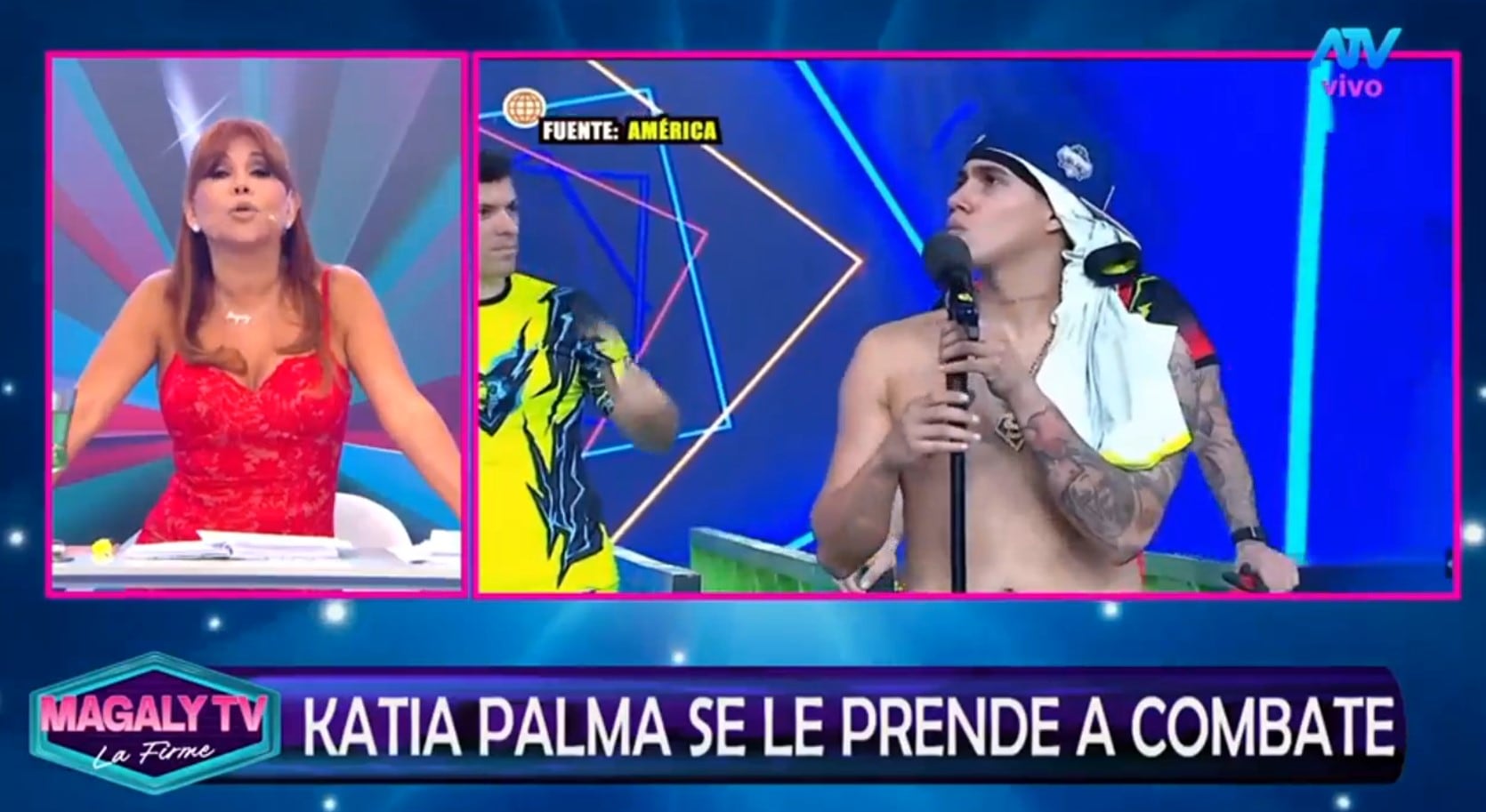 Magaly Medina lanza advertencia a Katia Palma antes del regreso de Combate: “Todavía la competencia ni se ha prendido”. Captura: Magaly TV La Firme.