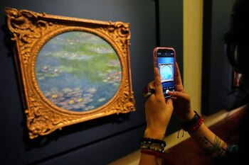 El cuadro "Nenúfares" de Monet