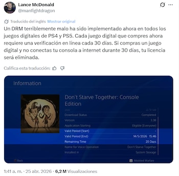 PS5 - PS4 - videojuegos - licencias - tecnología - 26 de abril