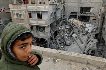 Estados Unidos se opone a la operación en Rafah por motivos humanitarios. (REUTERS/Mohammed Salem/archivo)