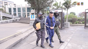 El Cuerpo Técnico de Investigación ejecutó las capturas con apoyo del Ejército Nacional, la Armada de Colombia, la DEA y el IRS-CI - crédito prensa Fiscalía