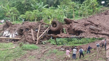 El deslizamiento ocurrido en la