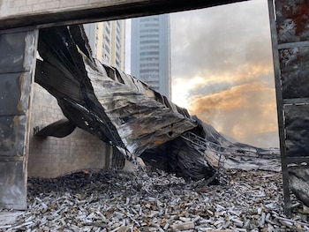 A cielo abierto: así quedó