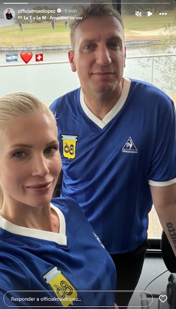 El tierno mensaje de Maxi López a Daniela Christiansson apenas ella volvió a Suiza (Instagram)