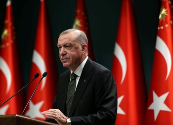 El presidente de Turquía, Tayyip