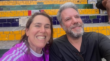 Malena Guinzburg celebró su quinto aniversario con Adrián Montesoro: “El amor de mi vida”