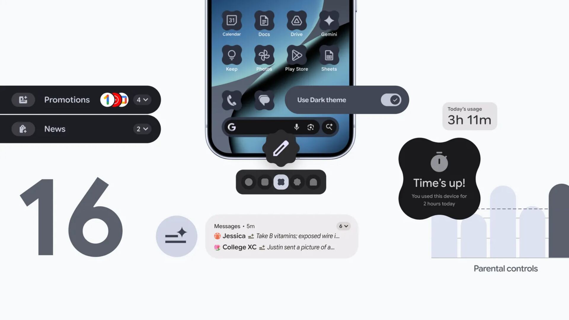Google anuncia nuevas funciones para Android 16: resumenes de notificaciones con IA, opciones de personalización y más