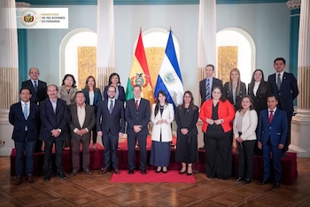 Ambos países acuerdan impulsar el comercio, promover inversiones en sectores estratégicos y diversificar el intercambio comercial para beneficio mutuo. (Cortesía: Ministerio de Relaciones exteriores de Bolivia)