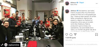 Diego Leuco se despidió de Lanata Sin Filtro