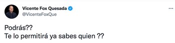 (Foto: Twitter/@VicenteFoxQue)