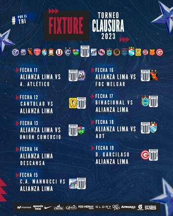 Segunda parte del fixture de
