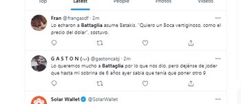 memes del despido de Battaglia