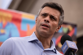 El opositor venezolano Leopoldo López (EFE/Alberto Valdés/Archivo)