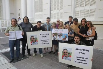 Familiares y amigos de Norberto