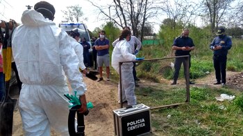 Policía Científica trabaja en el
