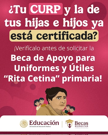 La Coordinación Nacional de Becas