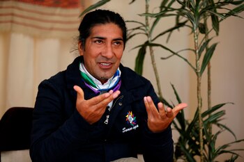 El líder indígena ecologista Yaku