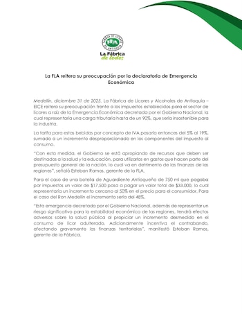 La FLA advierte que los