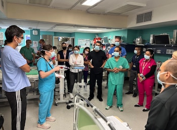 Especialistas internacionales trabajarán junto con médicos del Hospital Nacional de Niños y el Hospital San Juan de Dios durante las intervenciones cardíacas.