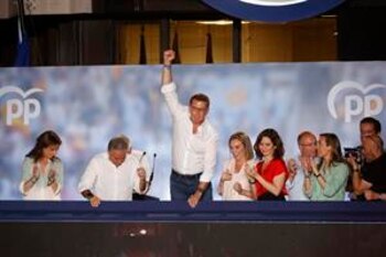 El candidato del Partido Popular,