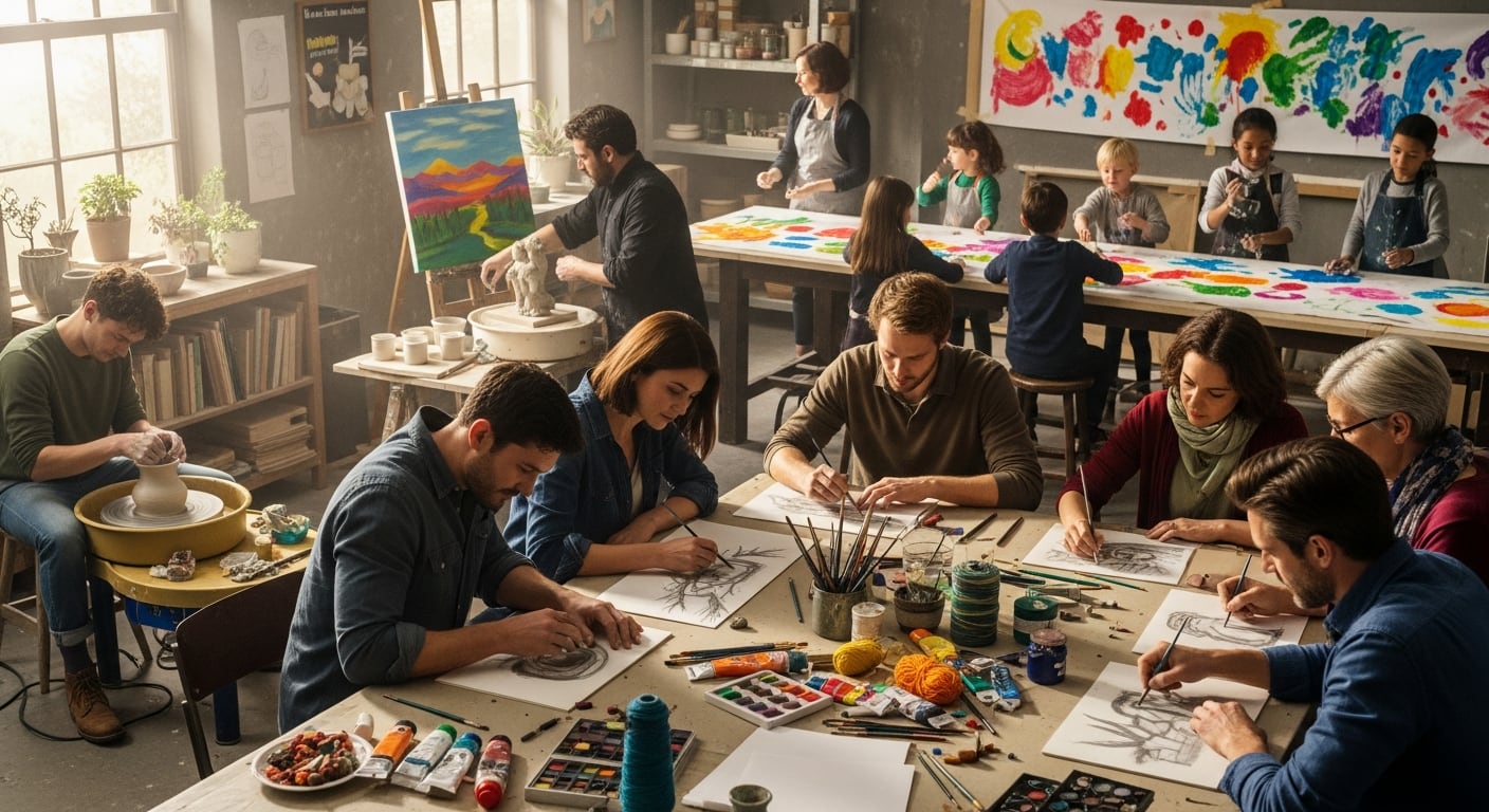 Las actividades artísticas y creativas mejoran tanto la salud física como mental, equiparando su impacto a hábitos tradicionales como el ejercicio (Imagen Ilustrativa Infobae)