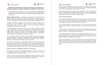 La asignación de los cupos evaluará la trayectoria comunitaria de los aspirantes y el impacto proyectado para la ciudad - crédito Secretaría de Gobierno de Bogotá