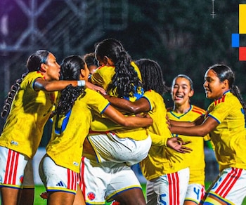 Victoria de la selección Colombia ante Paraguay para sellar su clasificación a la semifinal del Suramericano - crédito @lafem/Instagram