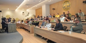 El secretario de Gobierno y Seguridad Ciudadana, Luis Fernando Navarro Jiménez, aseguró que habrá presencia en zonas urbanas y rurales, con monitoreo continuo y coordinación interinstitucional para mantener el orden electoral - crédito Gobernación de Cundinamarca