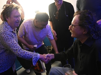 Charly García con Andy Summers